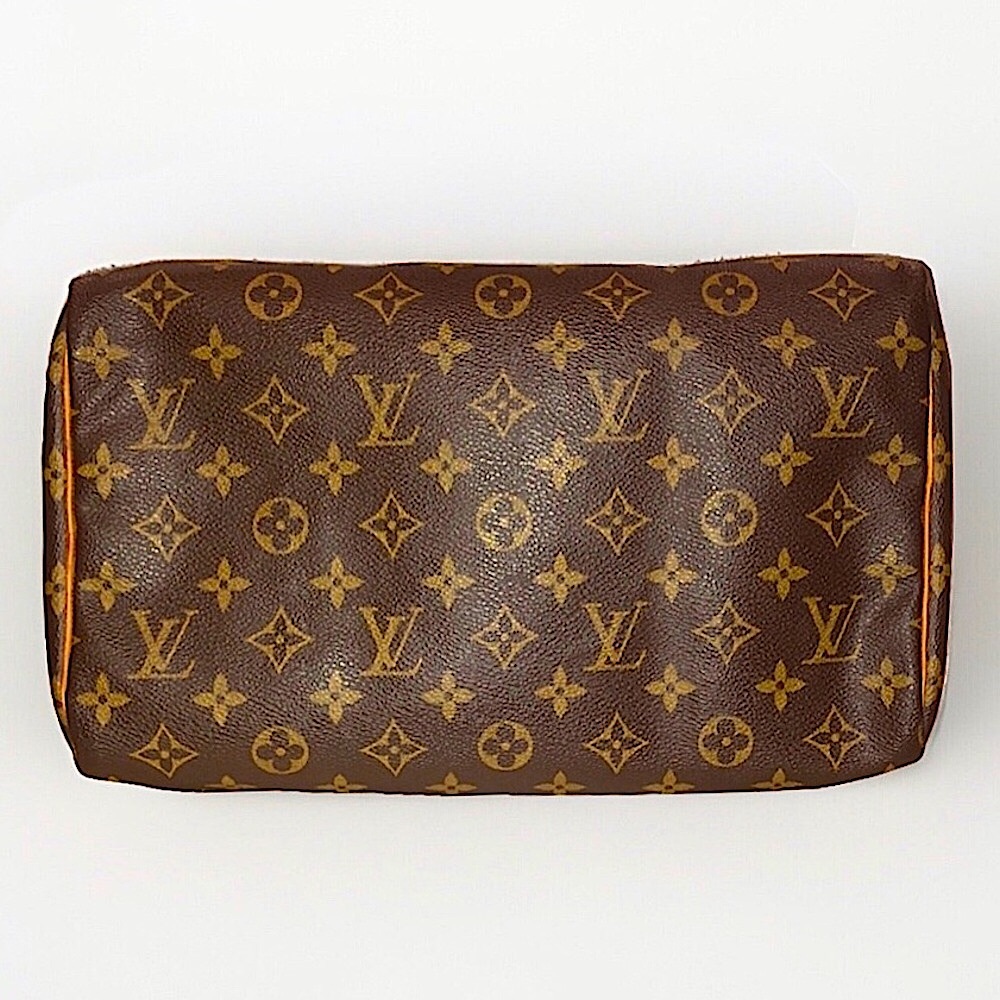Vintage LOUIS VUITTON Speedy 30 Top Handle Monogram Travel Boston Tote Bag - Picture 9 of 17
